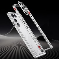 Étui de protection en métal de luxe pour ZTE Red Magic 11 Air, cadre en aluminium, protection de l'objectif en métal, coque de téléphone