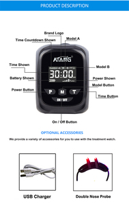 Jam Tangan Laser Perawatan Vaskular Harian - Dukungan Efektif untuk Kesehatan Varises, Manajemen Kolesterol dan Hipertensi yang Sehat - Product Image 5