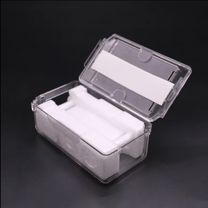Boîte de <span class=keywords><strong>montre</strong></span> transparente faite à la main affichage Simple mallette de rangement en mousse plastique facile à transporter <span class=keywords><strong>transport</strong></span> voyage PET matériel <span class=keywords><strong>montre</strong></span> étui - Product Image 5