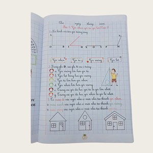Cuaderno de Matemáticas Aplicadas con Encuadernación Perfecta, Libro de Práctica de Problemas de Texto Ilustrados, Manual de Entrenamiento con Papel Cuadriculado - Product Image 3