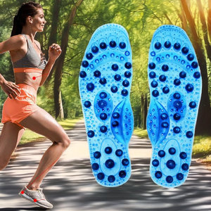 Plantillas Magnéticas de Acupresión para Comodidad, Soporte de Arco de Gel PVC, Absorción de Impactos, Transpirables, Masaje de Pies, para Pérdida de Peso - Product Image 2
