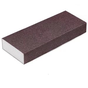 Bloc d'amortissement à quatre faces en oxyde d'aluminium, 200x70x25mm, 10 pièces, éponge de ponçage pour le métal et le bois - Product Image 2