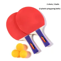 Vente en gros Ensemble de raquettes de tennis de table pour enfants pour débutant, entraînement, divertissement, raquette horizontale