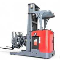 Chariot élévateur électrique 3M 1,5t 2t 3300lbs, transpalette autoportant à portique, transpalette autochargeur à batterie pour la manutention de matériaux en entrepôt CE
