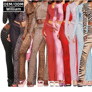 Completo da <span class=keywords><strong>donna</strong></span> due pezzi con top corto con cappuccio a maniche lunghe e <span class=keywords><strong>pantaloncini</strong></span> a righe leopardate, <span class=keywords><strong>tuta</strong></span> sportiva primaverile, Nuovo Arrivo 2026 - Product Image 1