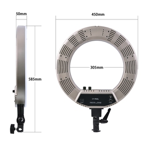 FOSOTO CY-R50L <span class=keywords><strong>18</strong></span> <span class=keywords><strong>pouces</strong></span> photographique anneau lumière avec trépied et support de téléphone pour le Maquillage TikTok Youtube Vidéo lumière - Product Image 2