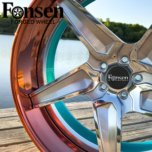 Rines Cóncavos de Aleación Forjada Cromada Pulida de Alto Rendimiento de <span class=keywords><strong>2</strong></span> Piezas para BMW, <span class=keywords><strong>Mercedes</strong></span>, Audi, Porsche, Tesla - Product Image 5