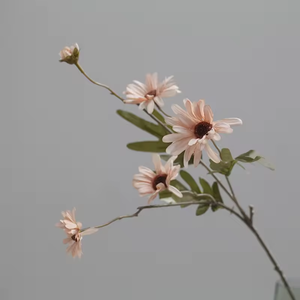 Fiori Artificiali di Margherita a 5 Teste in Seta per Decorazioni Casa e Matrimonio, Vendita all'Ingrosso - Product Image 3