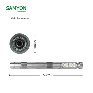 Hệ thống camera kiểm tra lỗ khoan 300M cho giếng dưới nước đẩy thanh đường ống nội soi video không thấm nước