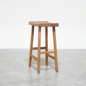 Modern Wood <b>Bar</b> <b>Stool</b> Rectangle Durable Minimalist Design for Home <b>Bar</b> Furniture - Product Image 3