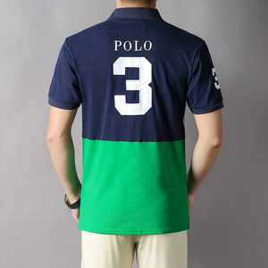 <span class=keywords><strong>Polo</strong></span> da Uomo di Alta Qualità in Piqué 100% Cotone, <span class=keywords><strong>Taglie</strong></span> Grandi, T-Shirt Sportive a Manica Corta con Ricamo 3D, Stile Americano - Product Image 5