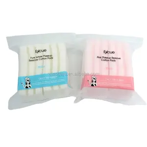 Make Up Remover Pad 100% cotton dùng một lần vệ sinh mỹ phẩm Bông pad với giá thấp Sản xuất tại Trung Quốc tùy chỉnh trang điểm loại bỏ