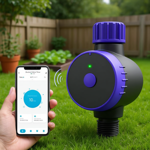 Temporizador de Riego Inteligente para Exteriores, WiFi, Control Remoto Inalámbrico, Temporizador de Riego para Jardín, Plástico, 1 Zona, Control por Aplicación - Product Image 2