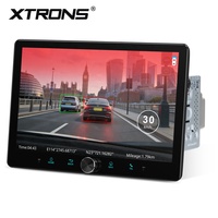 Lecteur multimédia automobile Android universel double DIN 10,1 pouces 64 Go avec ADAS intégré, entrée HD, écran QLED, CarPlay sans fil CE-XTRONS