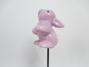 รูปปั้นสวนทำจากเรซินสีม่วงสำหรับจัดแสดงไข่อีสเตอร์กระต่ายไข่สีส้มออกแบบได้ตามต้องการ - Product Image 6