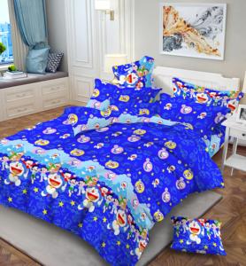 <span class=keywords><strong>Doraemon</strong></span> 3D patrón impreso 100% poliéster microfibra tela sábanas pequeño dibujos animados juego de cama para niños para coches - Product Image 5
