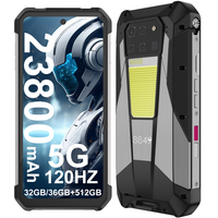 TANK 3 Pro 5G Téléphone portable robuste 120Hz FHD Vision 200MP Caméra ultra-claire 100 Lumens Projection Antichoc Smartphone d'extérieur