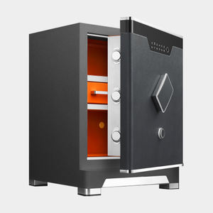 कस्टम आकार भारी शुल्क इलेक्ट्रॉनिक उच्च चमकदार घर सफारी बायोमेट्रिक फिंगरप्रिंट लॉक आधारित स्क्रीन डिजिटल सुरक्षित बॉक्स - Product Image 3