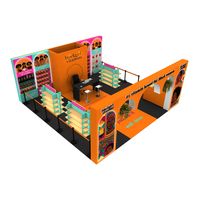 Stand d'exposition modulaire haut de gamme personnalisé pour salon professionnel, réutilisable, facile à installer, 6x6m, pour salon commercial