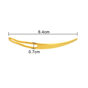 2 Pcs/Sachet Aiguilles Courbées en Acier Inoxydable pour Dreadlocks, Sisterlocks et Confection de Perruques - Product Image 2
