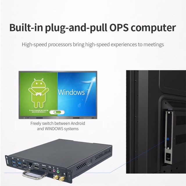 Intel Core I5 OPS PC Module Pluggable Computer for Interactive Whiteboard Conference Interactive Flat Panel Digital Signage