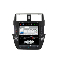 Écran vertical de 12,1 pouces, style Tesla, Android 7.1/9.0, GPS, Mirror Link, lecteur multimédia portable pour tableau de bord de Prado