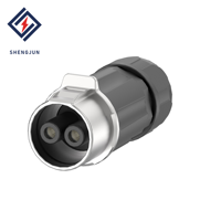 Connecteur d'alimentation circulaire étanche mâle-femelle LP32 IP68 600V/300V 45A à 120A, fiche aviation 2-5 broches