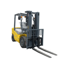 3 Ton Diesel luar ruangan menggunakan sertifikat CE gratis pengiriman Forklift baru beroda harga tinggi 3 tahap 4.5m tiang Forklift