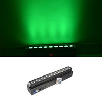 9 projecteurs LED à batterie 18W 6-en-1 RGBAW+UV DMX512 pour théâtre, opéra, mariage, hall, stand de salon professionnel