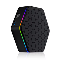 Mini PC N150 RGB Directo de Fábrica, 16 GB de RAM + 512 GB SSD, Win11 Pro, Impresionante Iluminación Aurora, Perfecto para Juegos y Oficina
