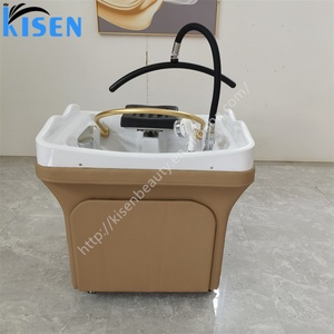 Kisen Usine En Gros Réglable Shampooing Bassin Tuyaux Connecté Évier Bol Tête Spa avec Fumigation Salon Machine - Product Image 1