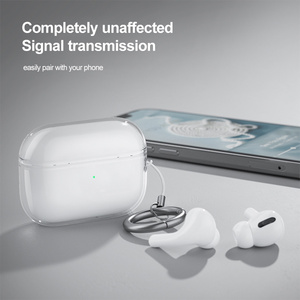 Hot Shockproof TPU Protective Earphone Cover Case With Hook for <strong>Apple</strong> <strong>Airpods</strong> <strong>Pro</strong> <strong>2</strong> - Product Image 5