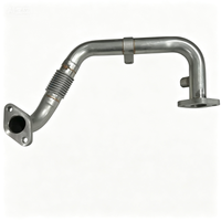 Ensemble de tuyau d'échappement de moteur de haute qualité 1014309971 pour l'échappement du moteur, avec support de capteur, support et bride.