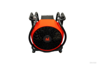 Ventilateur d'extraction de fumée portable en acier inoxydable, haute circulation d'air, ventilation mobile, pression positive, équipement de sauvetage incendie