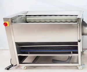 Industrial Vegetable Potato Carrot Taro <strong>Cassava</strong> Ginger Yam <strong>Root</strong> Washing and Peeling Washer Peeler Machine - Product Image 2