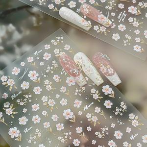 Pegatinas 3D Autoadhesivas para <span class=keywords><strong>Uñas</strong></span> <span class=keywords><strong>con</strong></span> Diseño de Hojas <span class=keywords><strong>Secas</strong></span> y Desgastadas en Colores Otoñales Feng Shui, Decoración Dulce para Chicas - Product Image 4