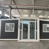 Maison conteneur isolée extensible de 20 pieds pour une vie familiale toute l'année