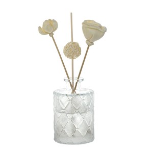 Bouteille vide pour diffuseur à bâtonnets en <span class=keywords><strong>verre</strong></span> transparent, avec boîte, personnalisable, pour emballage de parfum, vente en gros d'usine chinoise, marque privée, plusieurs options - Product Image 1