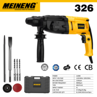 Marteau perforateur rotatif SDS-Plus 326, 1100W, compact, électrique, 4J de puissance d'impact, outil pour la rénovation de la maison et la construction légère