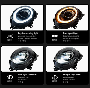 Pour Mini F55 F56 2014-2021 : Nouveaux feux avant de qualité supérieure, vente en gros, feux de jour 12V, 6000K, 36W, 6000 lm - Product Image 6