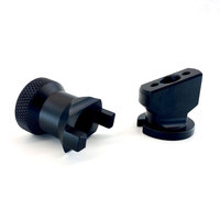 Usinage cnc personnalisé accessoires de canne à pêche anodisation dure services d'usinage OEM fraisage cnc tournant pièce en alliage d'aluminium