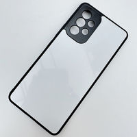 GOINGOO Coque de téléphone hybride antichoc en PC rigide et cadre en caoutchouc TPU souple, vierge 2D pour sublimation, pour S25 Plus