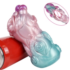 GEEBA Sexy <b>Toys</b> <b>for</b> Male Masturbator Pocket Pussy Realistic Vagina Silicone Anal Sucking Penis Tight Double Channels <b>for</b> Adult - Product Image 4