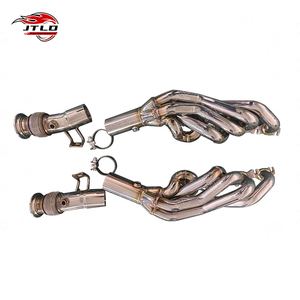 Colector de escape pulido JTLD Performance 304SS para Audi R8 V10 5.2L 2010-2020 para cabezal de escape Gallardo/Huracan - Product Image 3