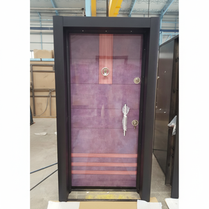 Puerta de acero con panel de metal asequible para proyectos de vivienda Solución duradera y rentable con fuerte estructura de seguridad - Product Image 1