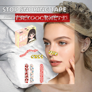 Nouveau style, série de dessins animés, sans latex, hypoallergénique, respirant, certifié CE, bande adhésive nasale MZ, arrêt du ronflement, améliore la respiration - Product Image 2