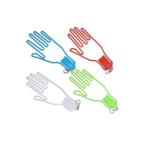 Support de rangement pour clubs de golf personnalisé noir avec composants en plastique et en métal, porte-gants de golf