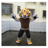 Gratis Verzending! Film Kung Fu Tiger Lopen Kostuum, Volwassen Tijger Mascotte Kostuum Voor Evenementen