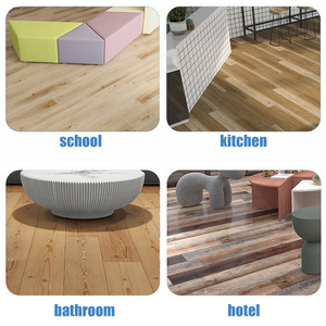 Suelo Vinílico de Lujo para Interiores, Gris, Sistema de Clic, <span class=keywords><strong>Flotante</strong></span>, 7mm, Tablas Anchas, Resistente al Agua, Tipo LVP/SPC - Product Image 6