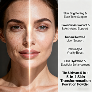 กลูต้าโกลว์ สปาร์คเคิล พรีเมียม มัลติ คอลลาเจน เปปไทด์ส ผง ผสมแอลกลูต้าไธโอน สำหรับผิวกระจ่างใส สารต้านอนุมูลอิสระ บำรุงผิวชุ่มชื้น - Product Image 3